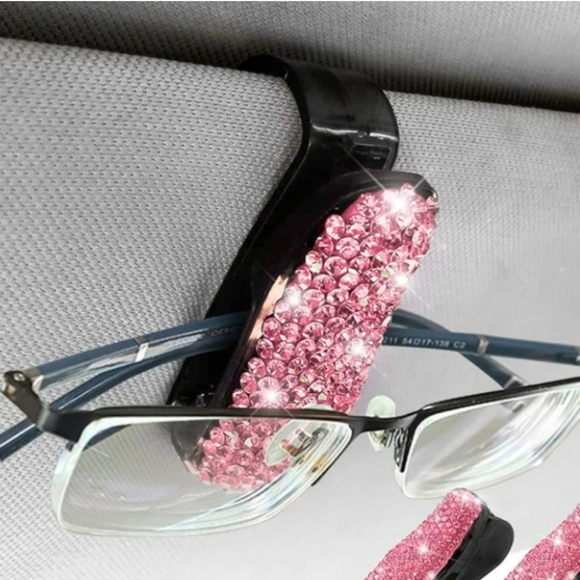 Pink Rhinestone Bling Car Accessories Barbiecore - Picture 3 of 9